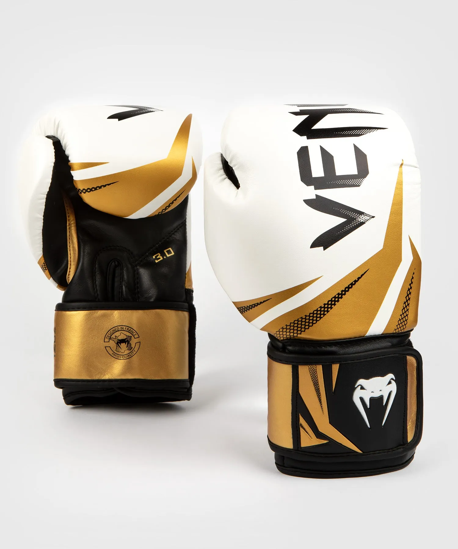Guantes Challenger Super Saver: Blanco/Dorado