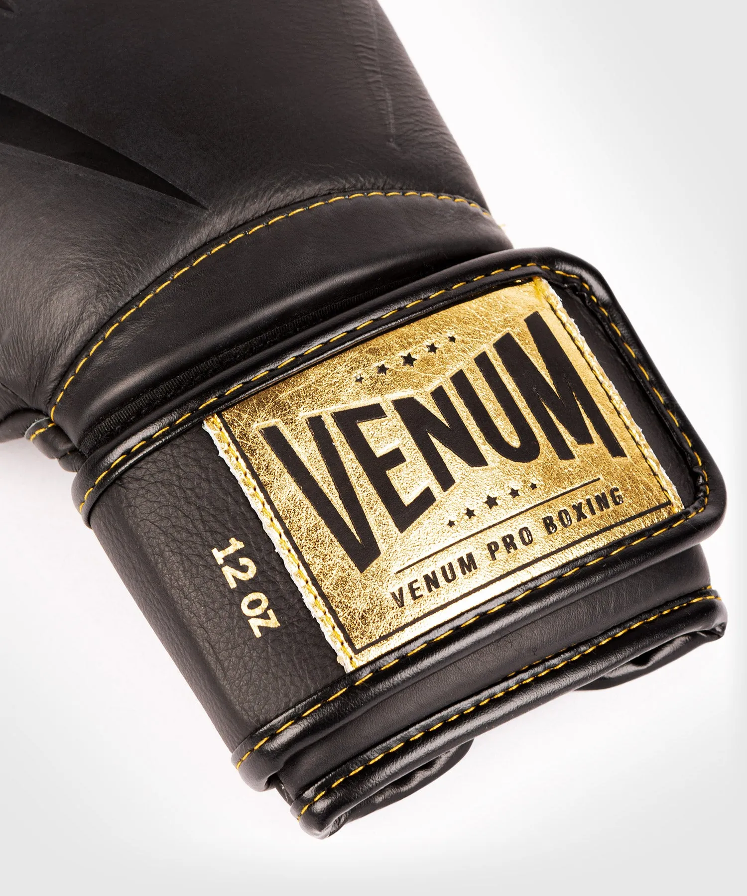 GUANTES DE BOXEO PROFESIONAL VENUM GIANT 2.0  – VELCRO  NEGRO/NEGROORO