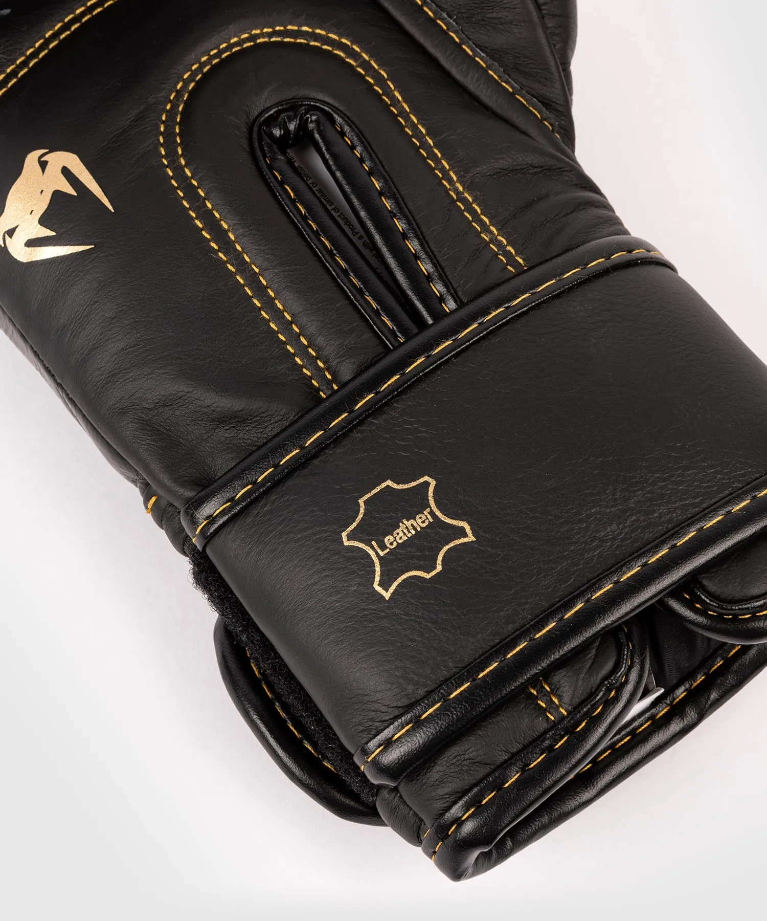 GUANTES DE BOXEO PROFESIONAL VENUM SHIELD – VELCRO  NEGRO/NEGROORO