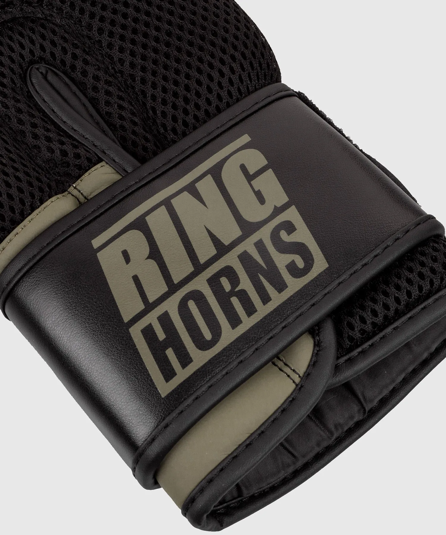 GUANTES DE BOXEO RINGHORNS CHARGER MX  KAKI/NEGRO