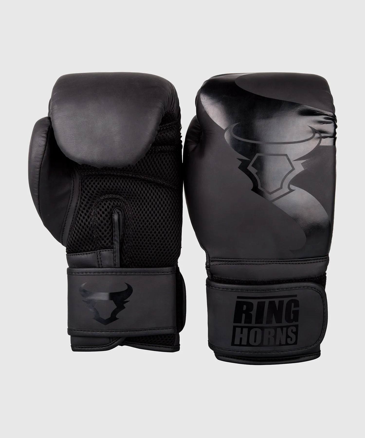 GUANTES DE BOXEO RINGHORNS CHARGER  NEGRO/NEGRO