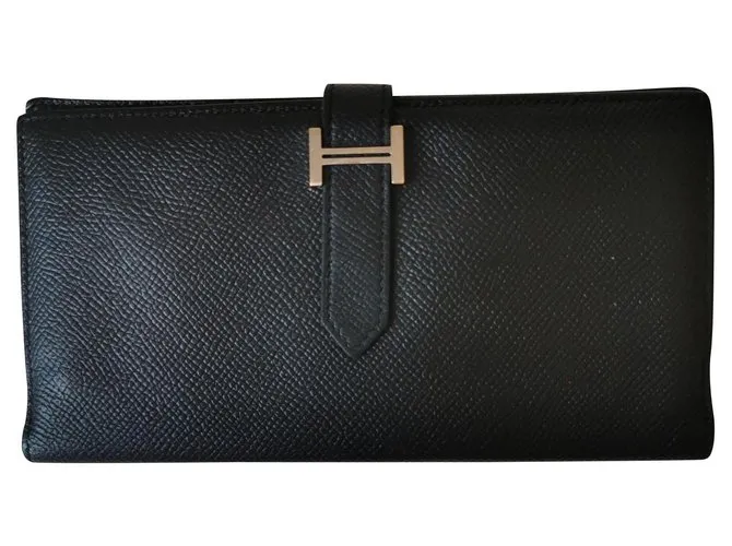 Hermès Béarn Negro 