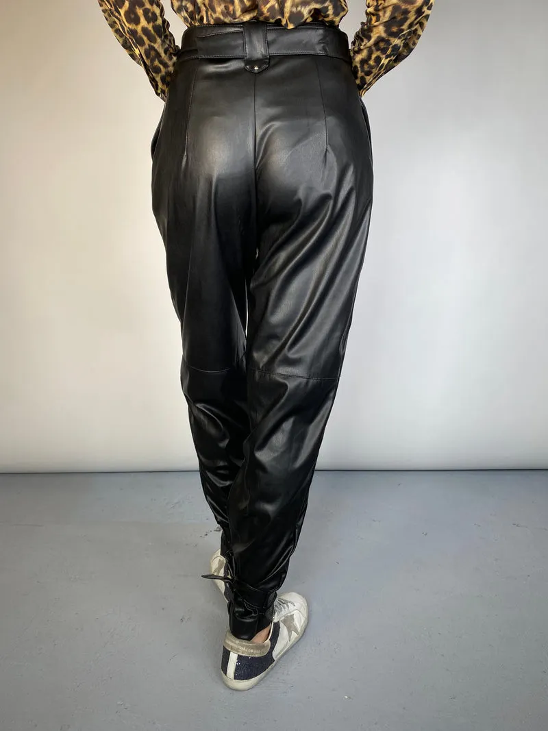 JAZMIN CHEBAR Pantalón Cuero Vegano