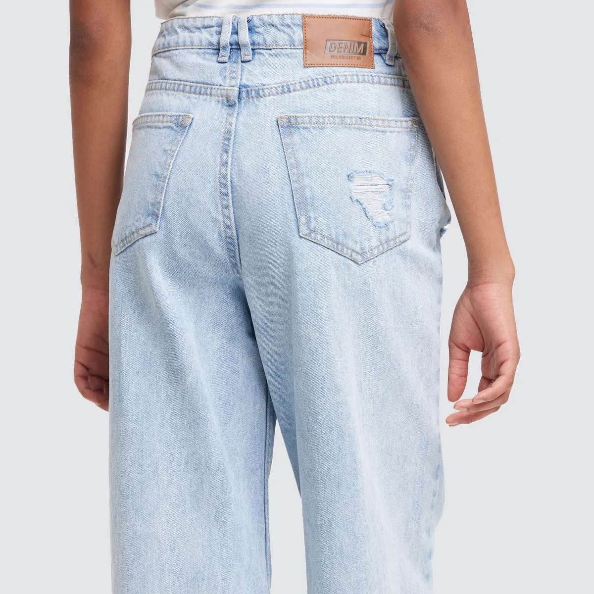 Jean Wideleg Con Rotos
