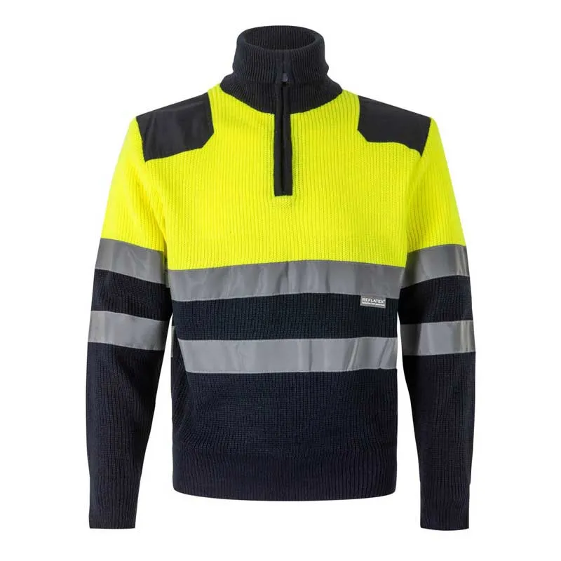 JERSEY BICOLOR PUNTO GRUESO Y CUELLO ALTO AV  VELILLA