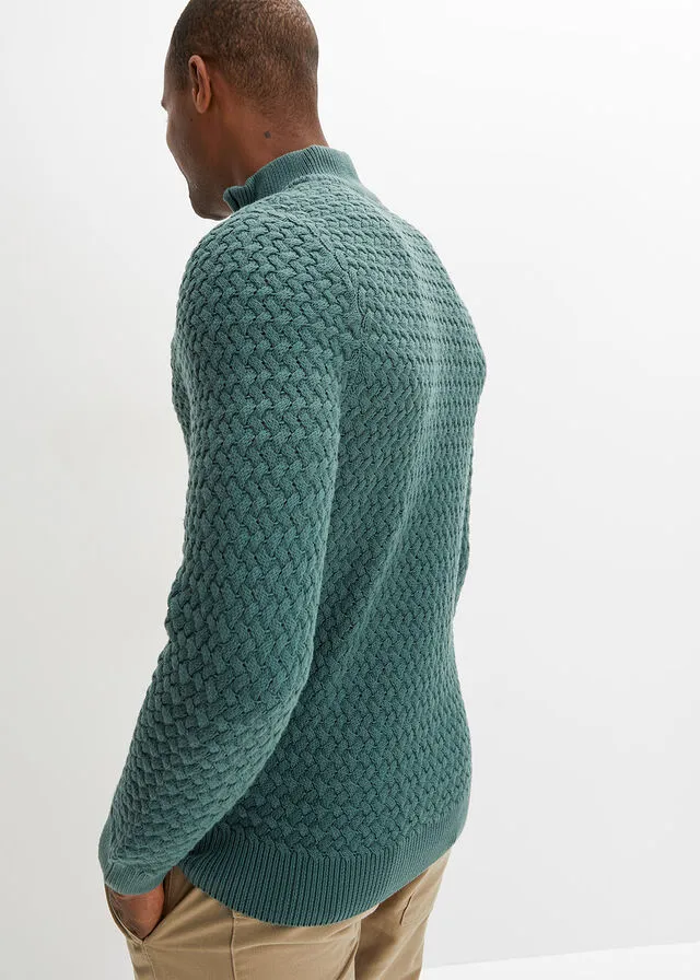 Jersey estilo troyer verde mate