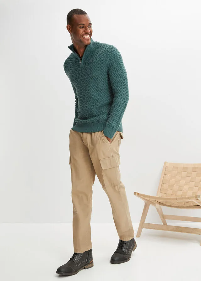 Jersey estilo troyer verde mate