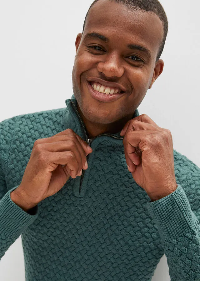 Jersey estilo troyer verde mate