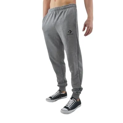 JOGGER CONVERSE RUSTICO CON LOGO ESTAMPADO GRIS