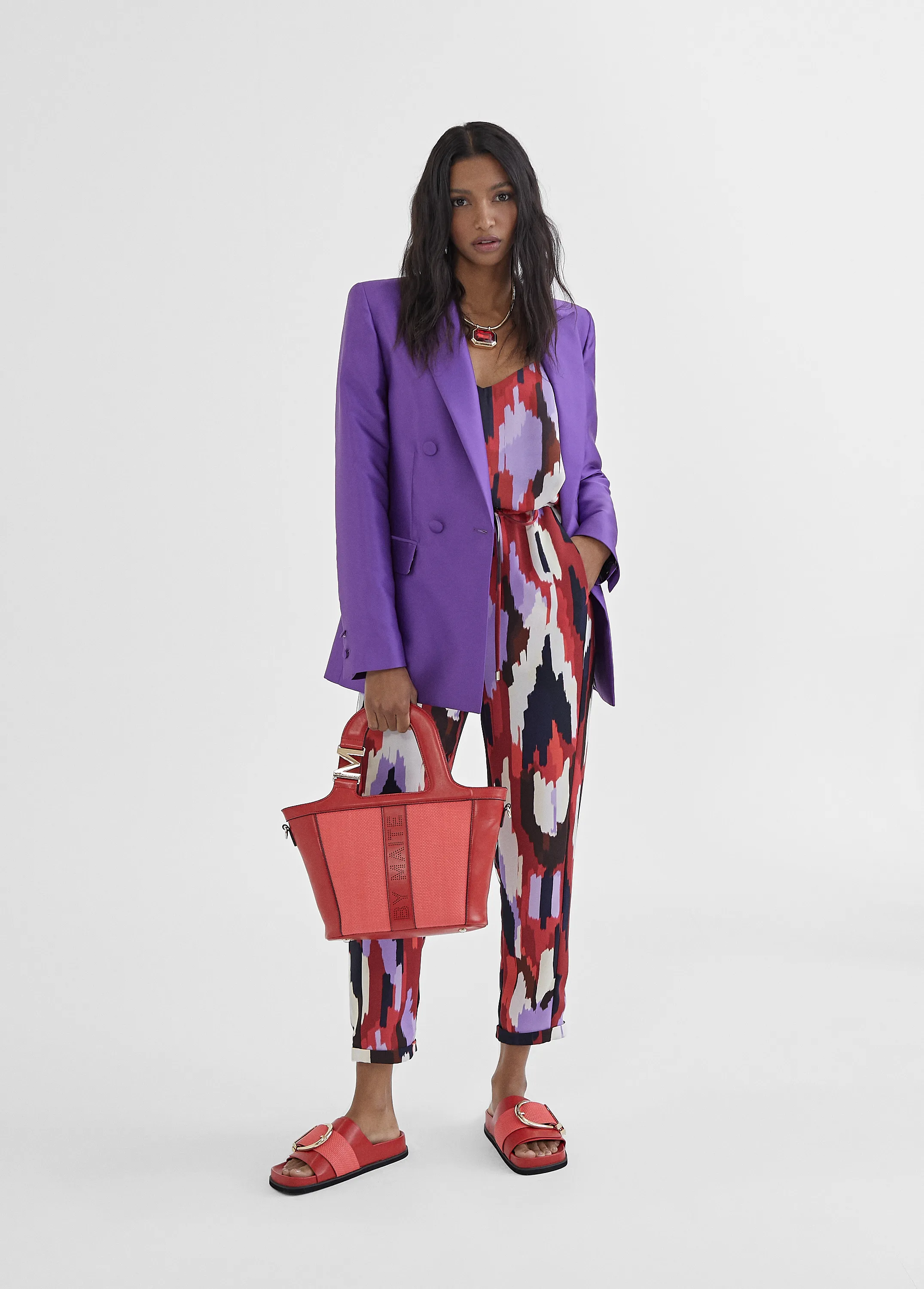 Jogging estampado rojo Lola Casademunt