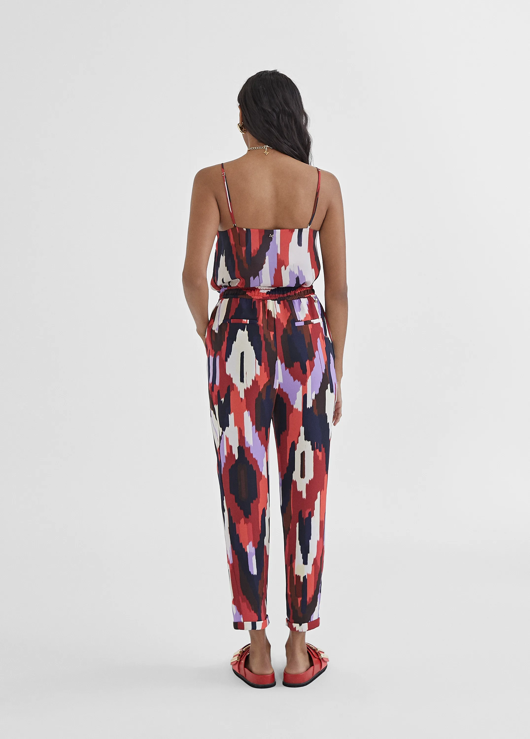 Jogging estampado rojo Lola Casademunt