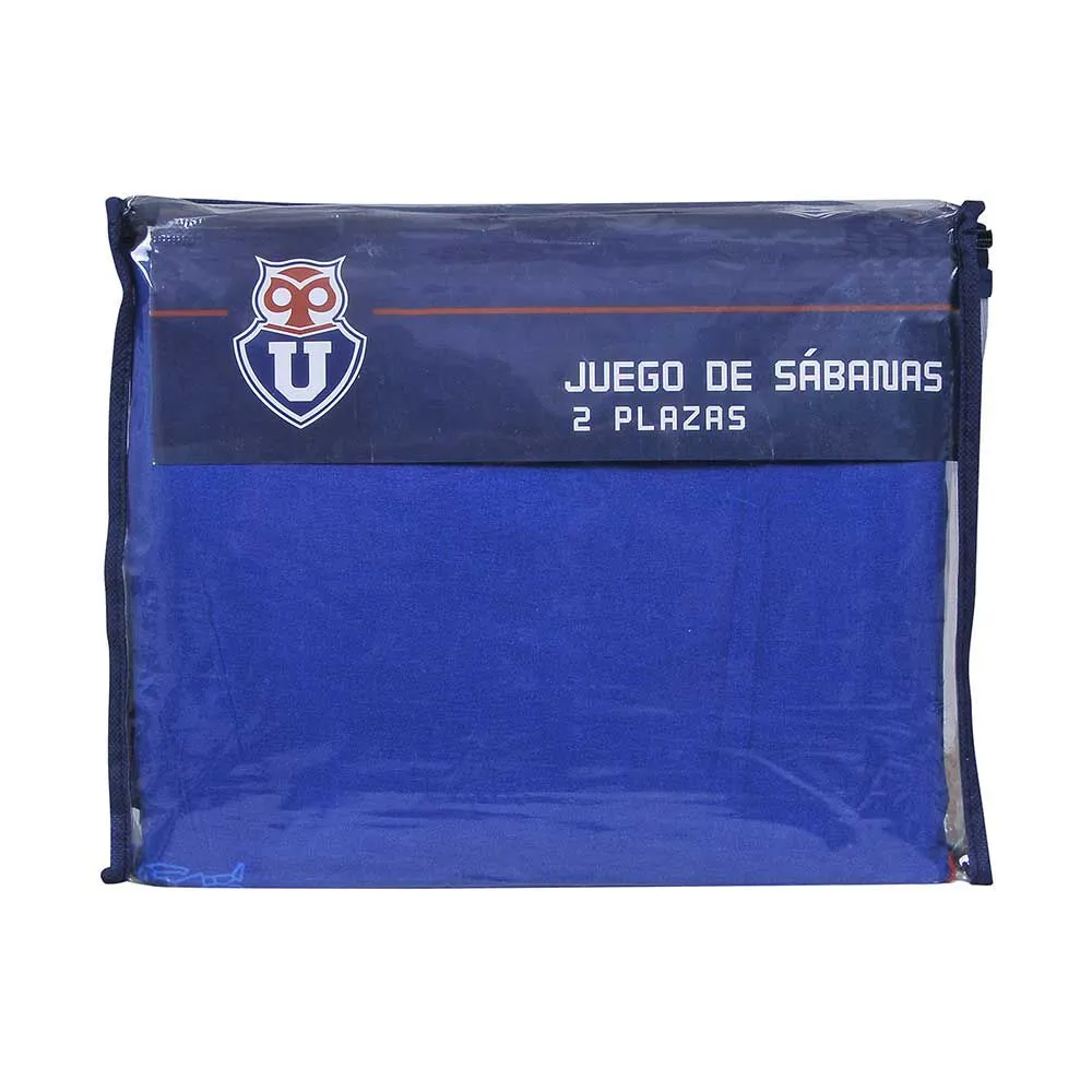 Juego de Sábanas Infantil U de Chile 2 Plazas Más