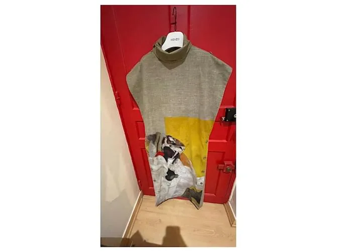 Kenzo Vestidos Multicolor 