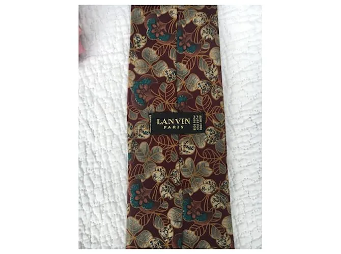 Lanvin Corbatas Multicolor 