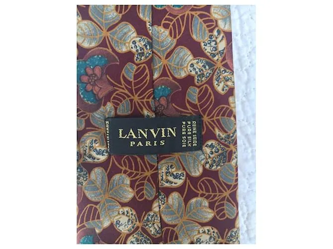 Lanvin Corbatas Multicolor 