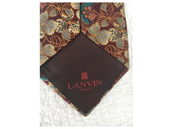 Lanvin Corbatas Multicolor 