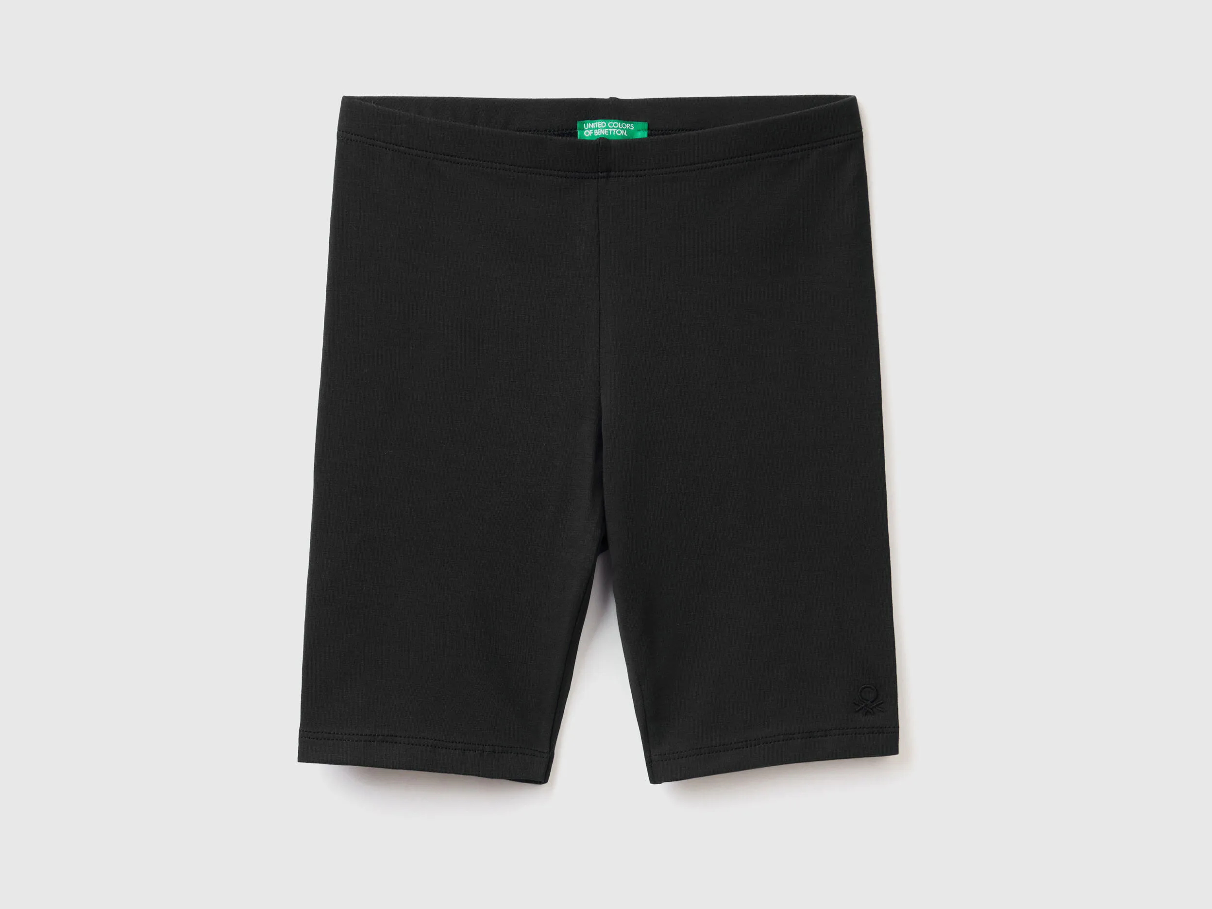 Leggings cortos de algodón elástico