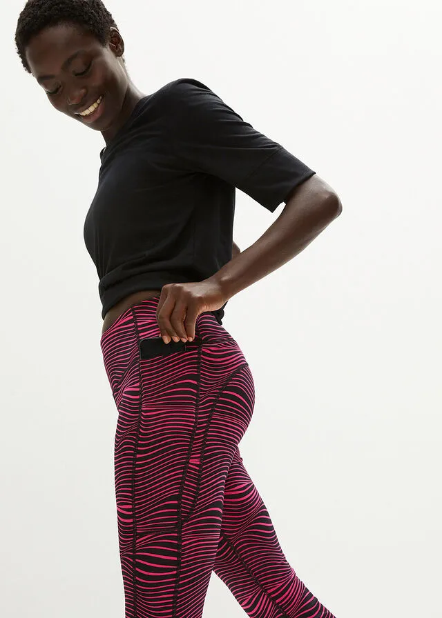 Leggings deportivos Pink lady + negro