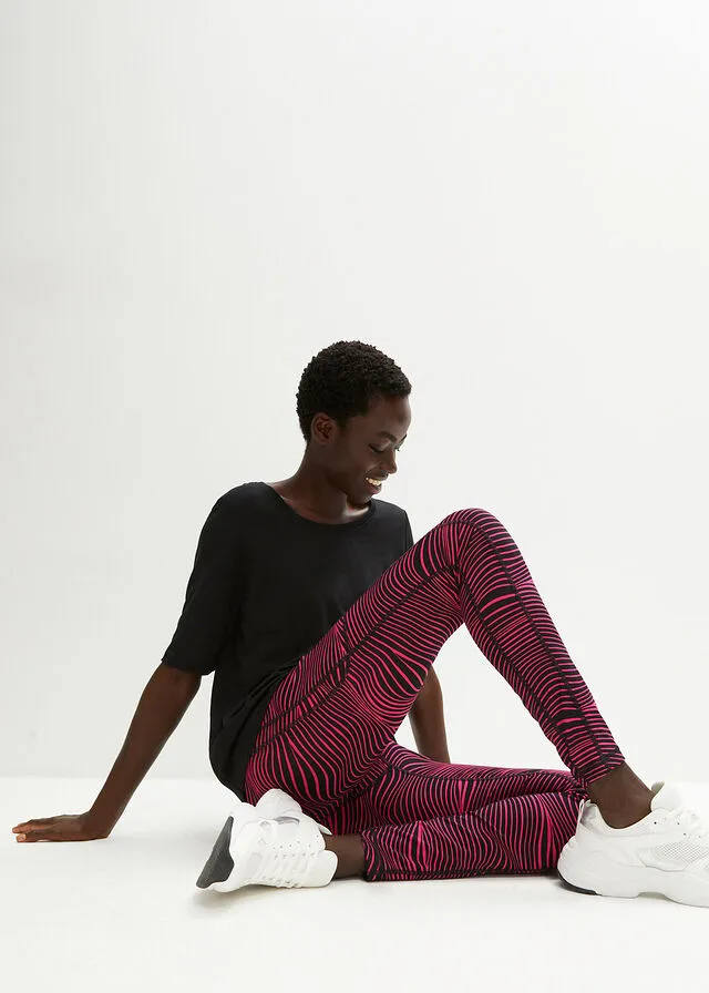 Leggings deportivos Pink lady + negro