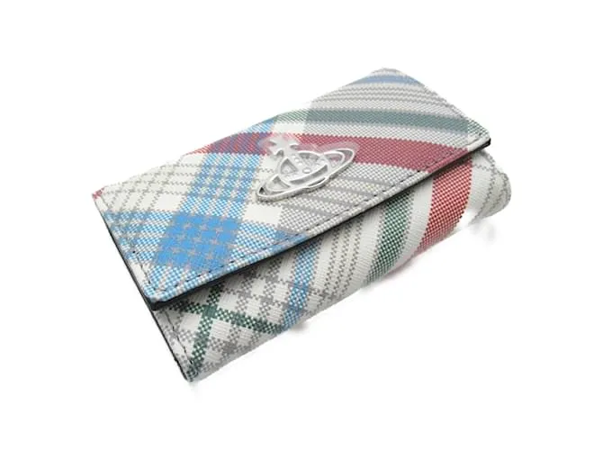 Llave de cuero blanco Vivienne Westwood 