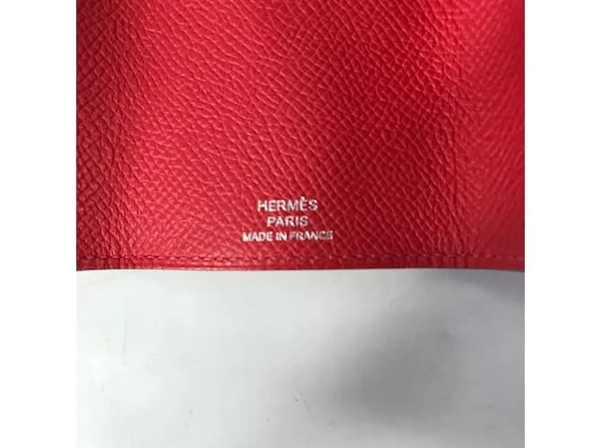 Llaveiro de cuero rojo Hermès Roja 