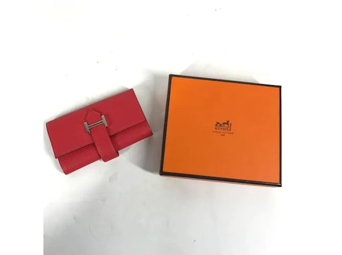 Llaveiro de cuero rojo Hermès Roja 