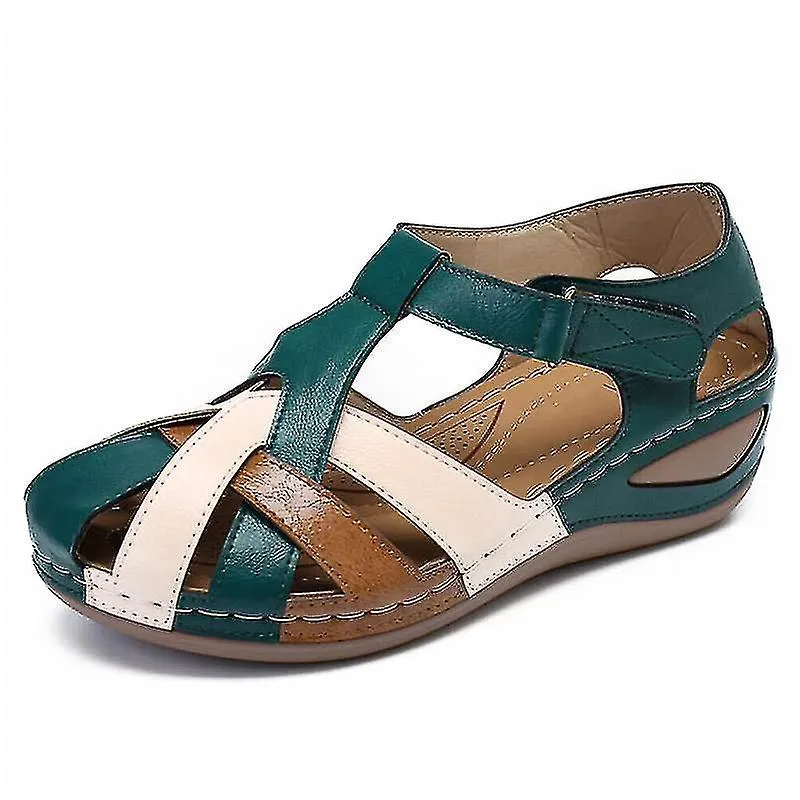 Lollita Sls Pu Retro Arch Comfy Round Toe Sls para Mujeres