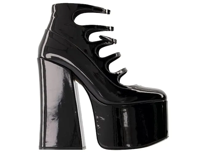 LOS KIKI PUMPS  MARC JACOBS  CUERO  NEGRO 