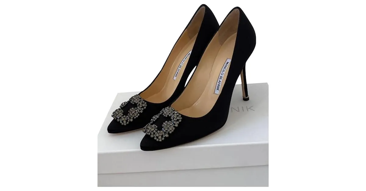 Manolo Blahnik Hangisi Negro 