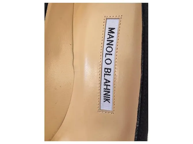 Manolo Blahnik Hangisi Negro 