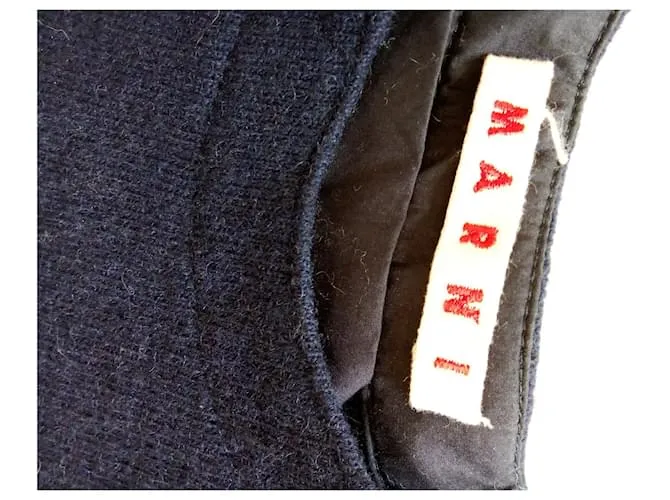 Marni Cremallera Gris Azul marino 