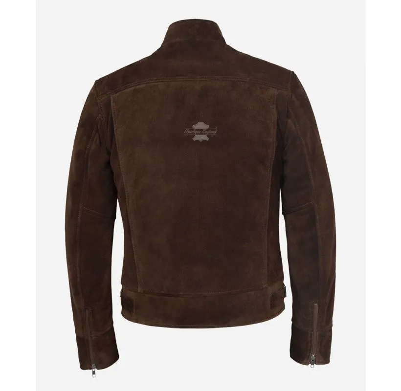 Miguel Trucker Suede Jacket for Men Classic Leather Jacket