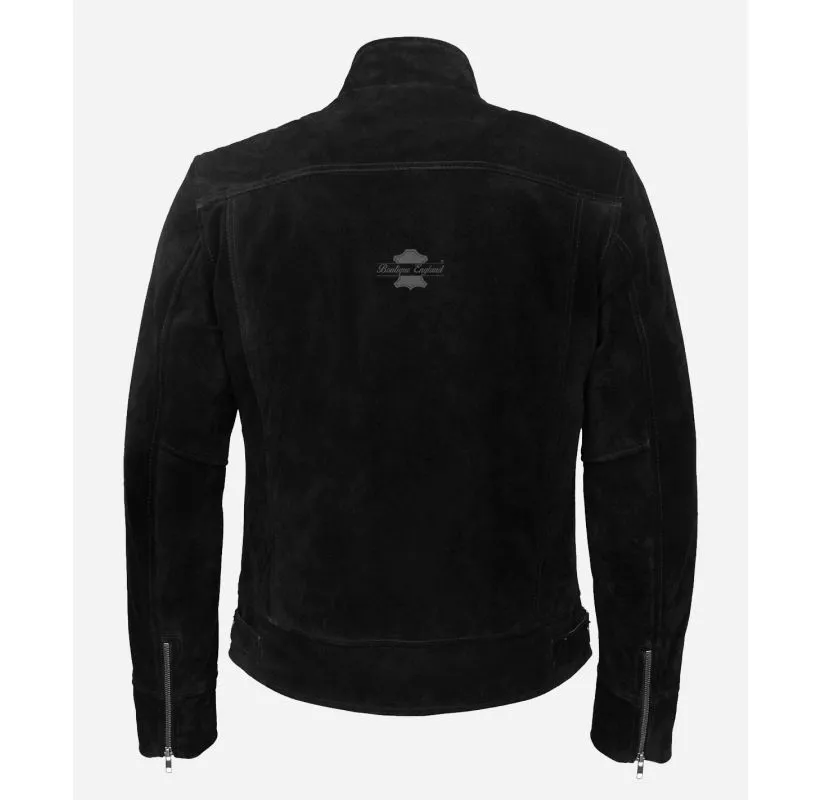 Miguel Trucker Suede Jacket for Men Classic Leather Jacket