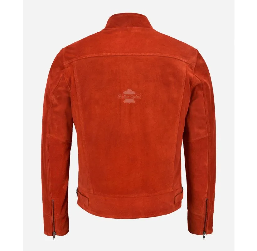 Miguel Trucker Suede Jacket for Men Classic Leather Jacket