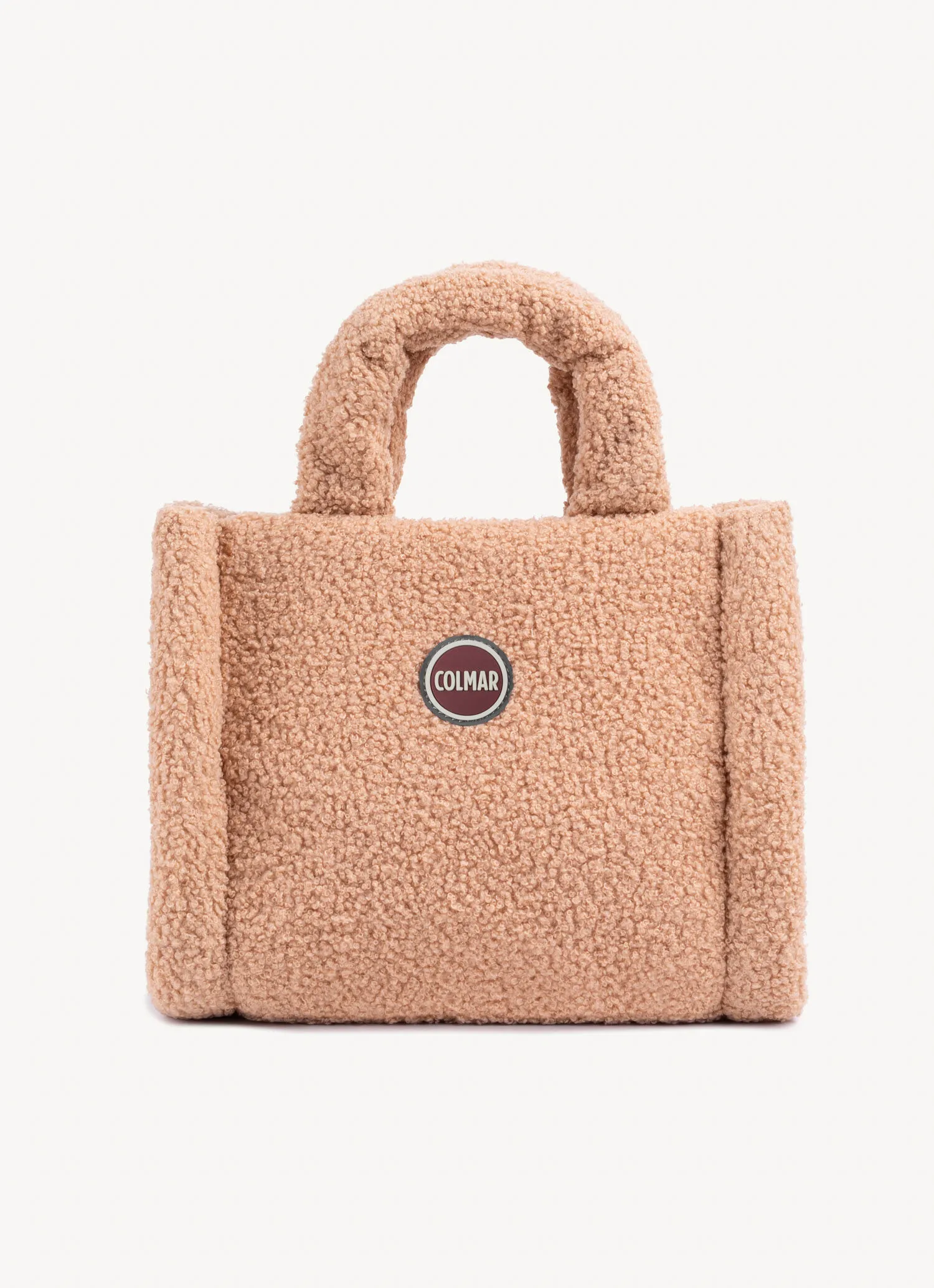 Minibolso osito de pelo efecto peluche