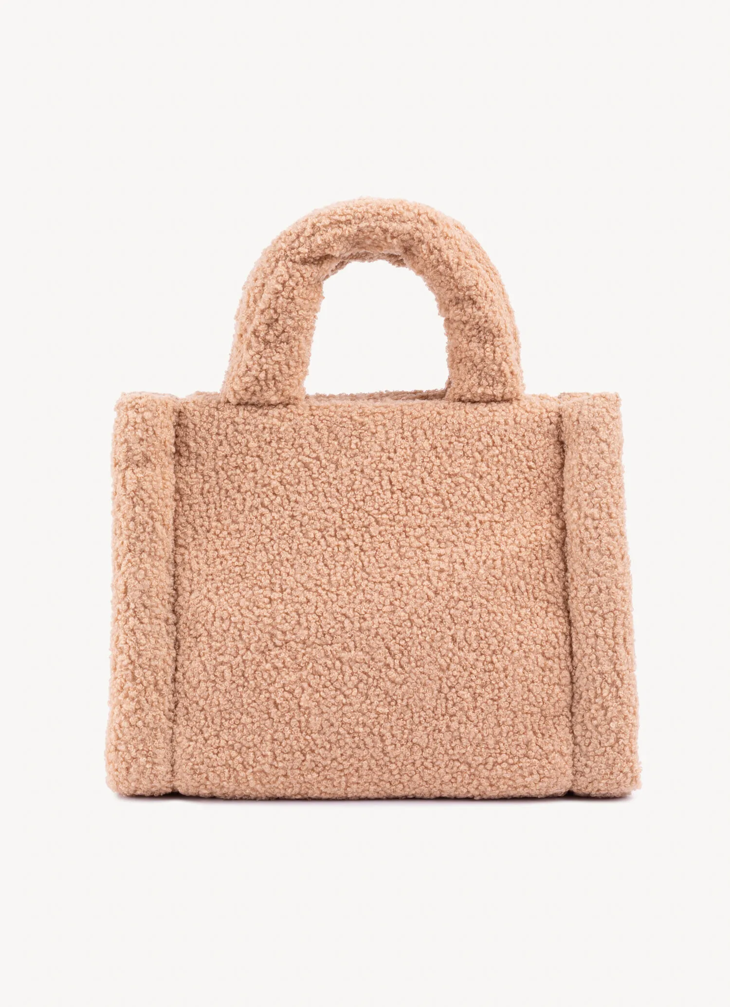 Minibolso osito de pelo efecto peluche