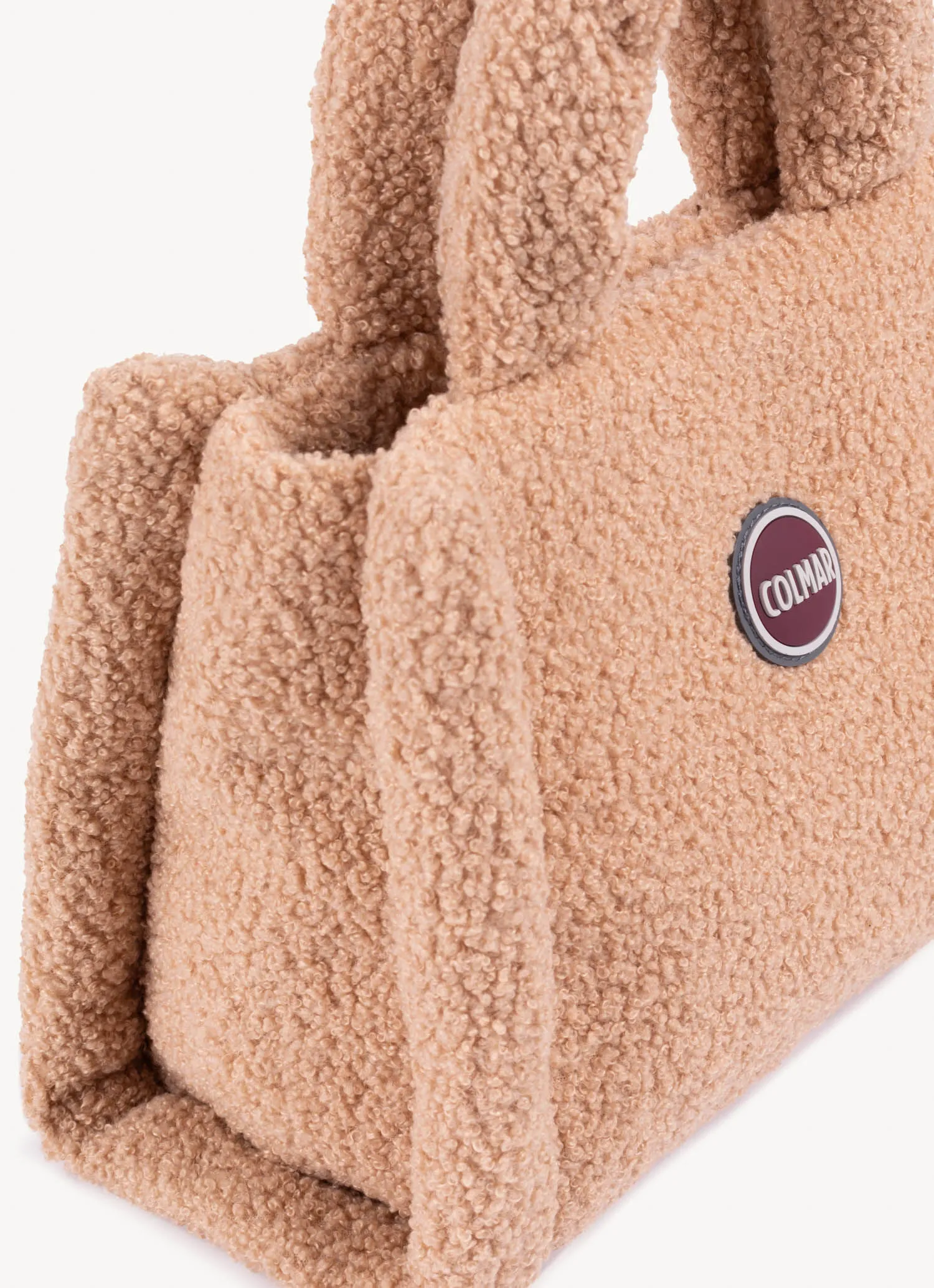 Minibolso osito de pelo efecto peluche