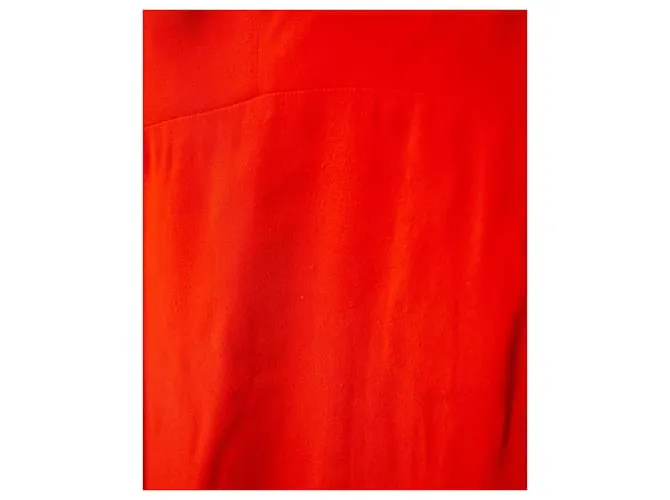 Minivestido con espalda abierta Sandro Requiem en viscosa roja 