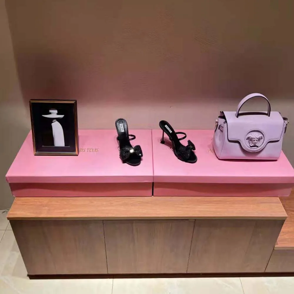 Miu Miu Sandalias Mujer Satén Lazo con Tacón 85 mm – Negro