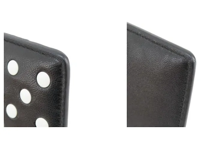 Monedero de cuero Miu Miu Negro 