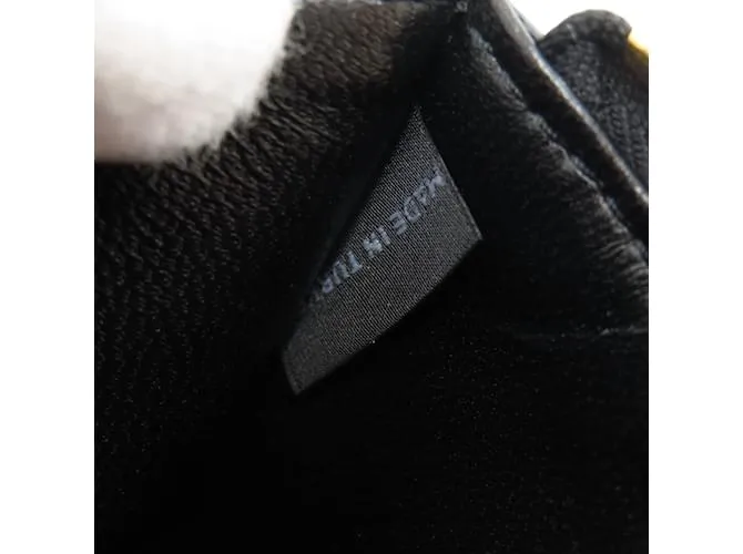 Monedero de cuero Miu Miu Negro 