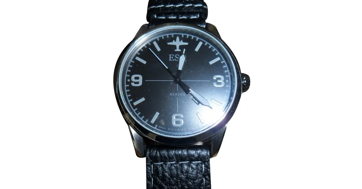 Movado reloj Negro 