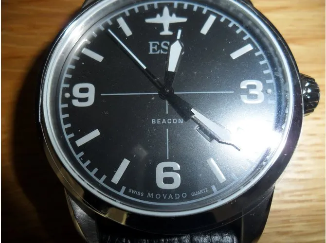 Movado reloj Negro 