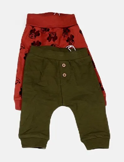 Name it Pack pantalones deportivos estampado y texturizado