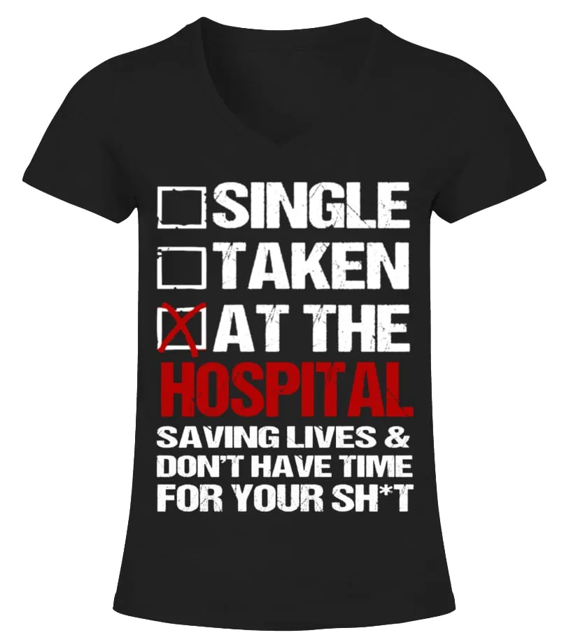 Nurse Camiseta cuello pico Mujer