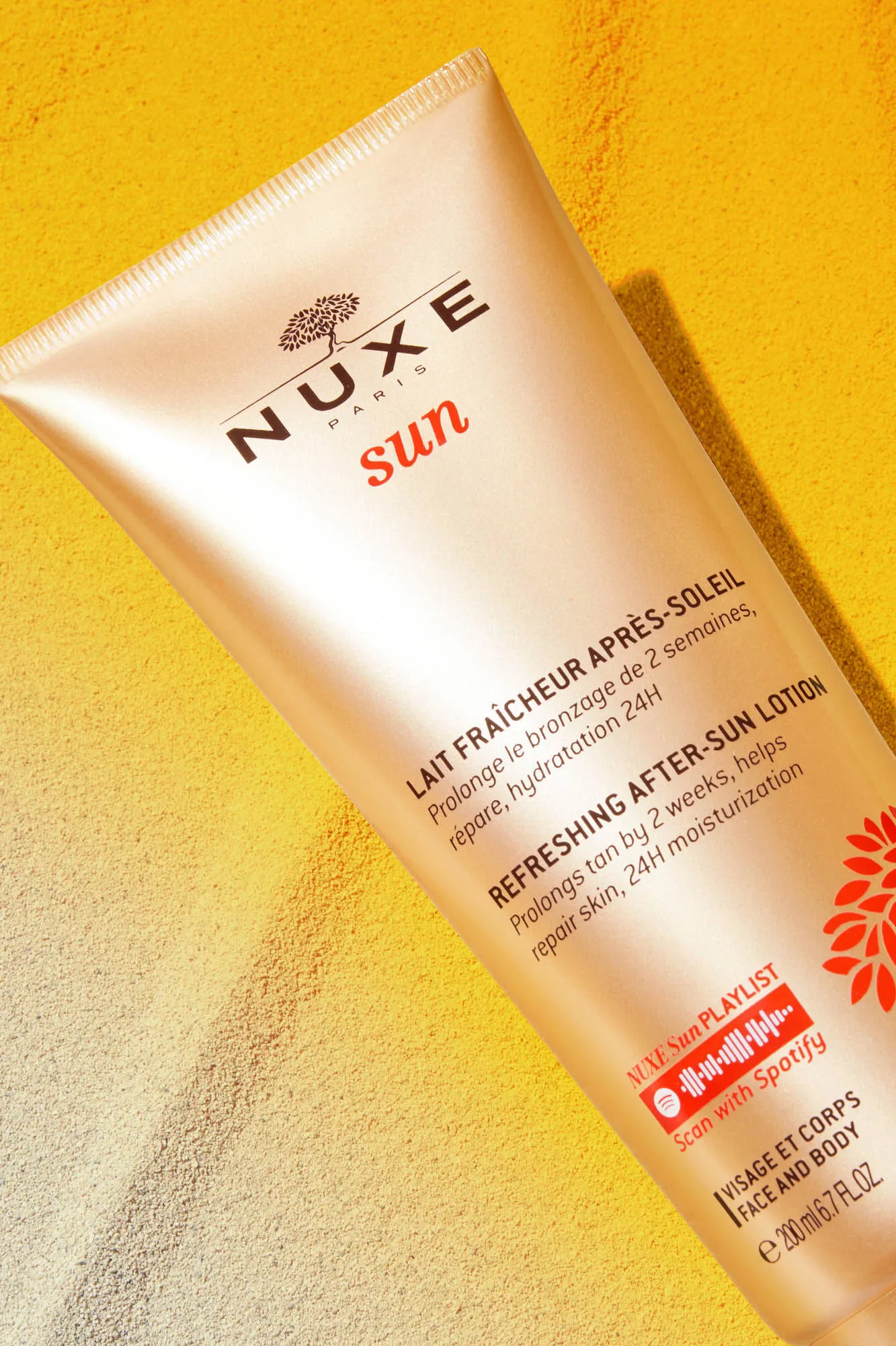 Nuxe Sun Leche facial y corporal refrescante para después del sol