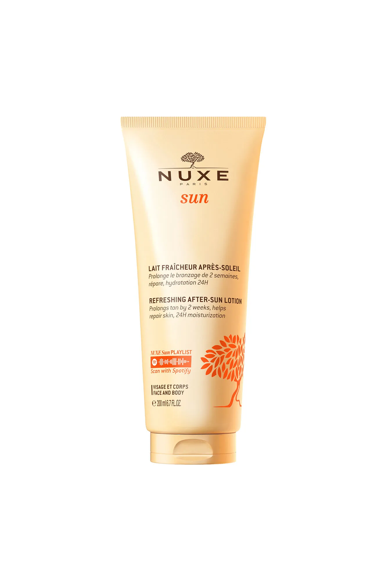 Nuxe Sun Leche facial y corporal refrescante para después del sol