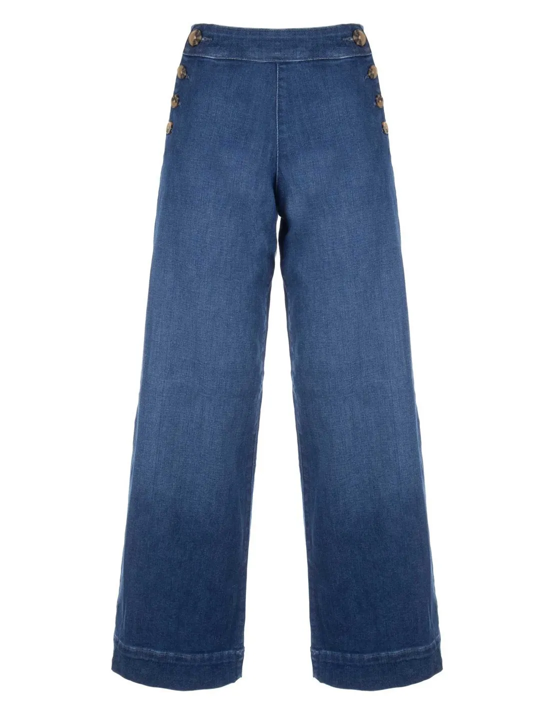 ONLY  VAQUEROS AZUL DARK MéDIUM ONLMADISON HW BUTTON 15311273 MUJER