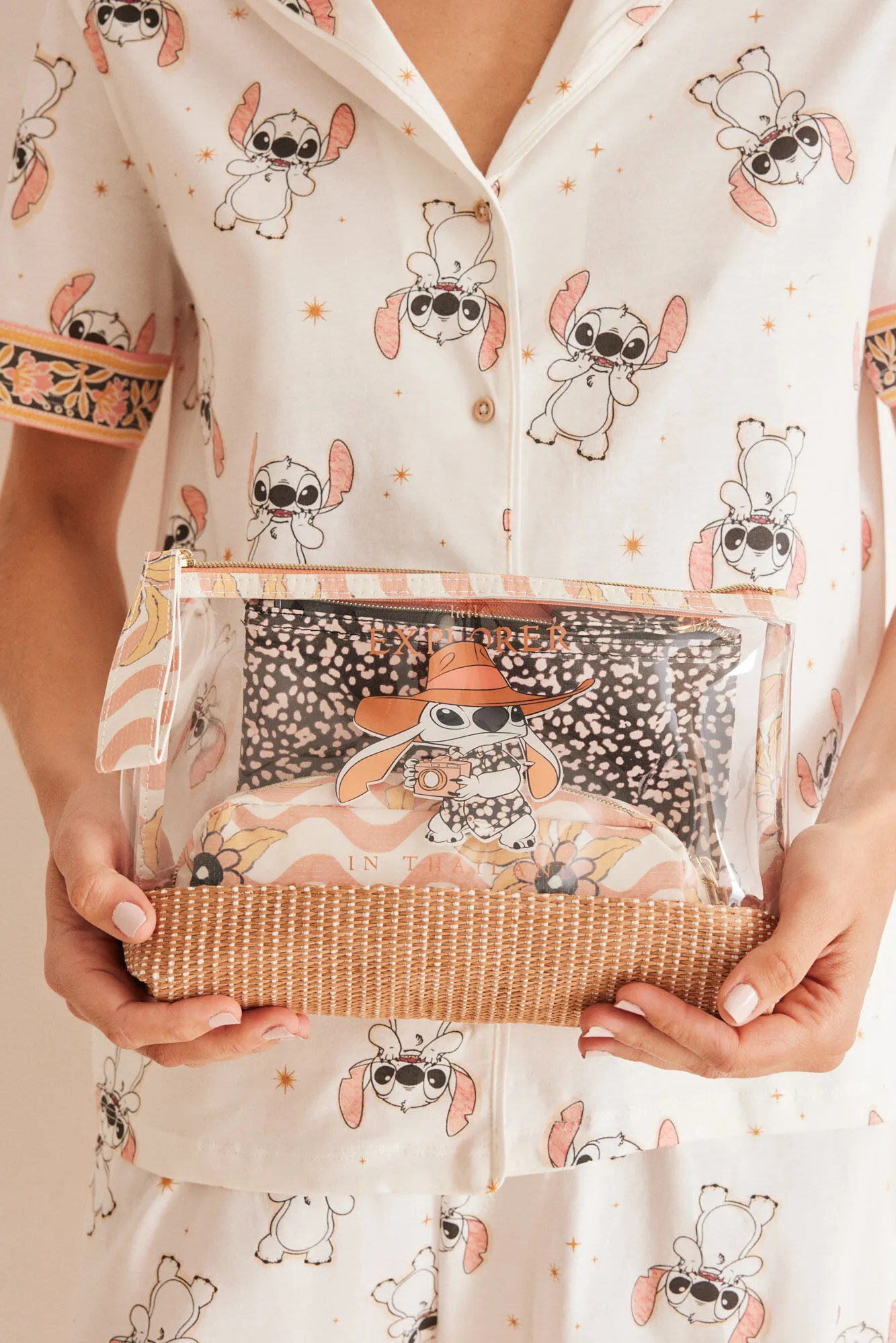 Pack 3 neceseres rafia Stitch