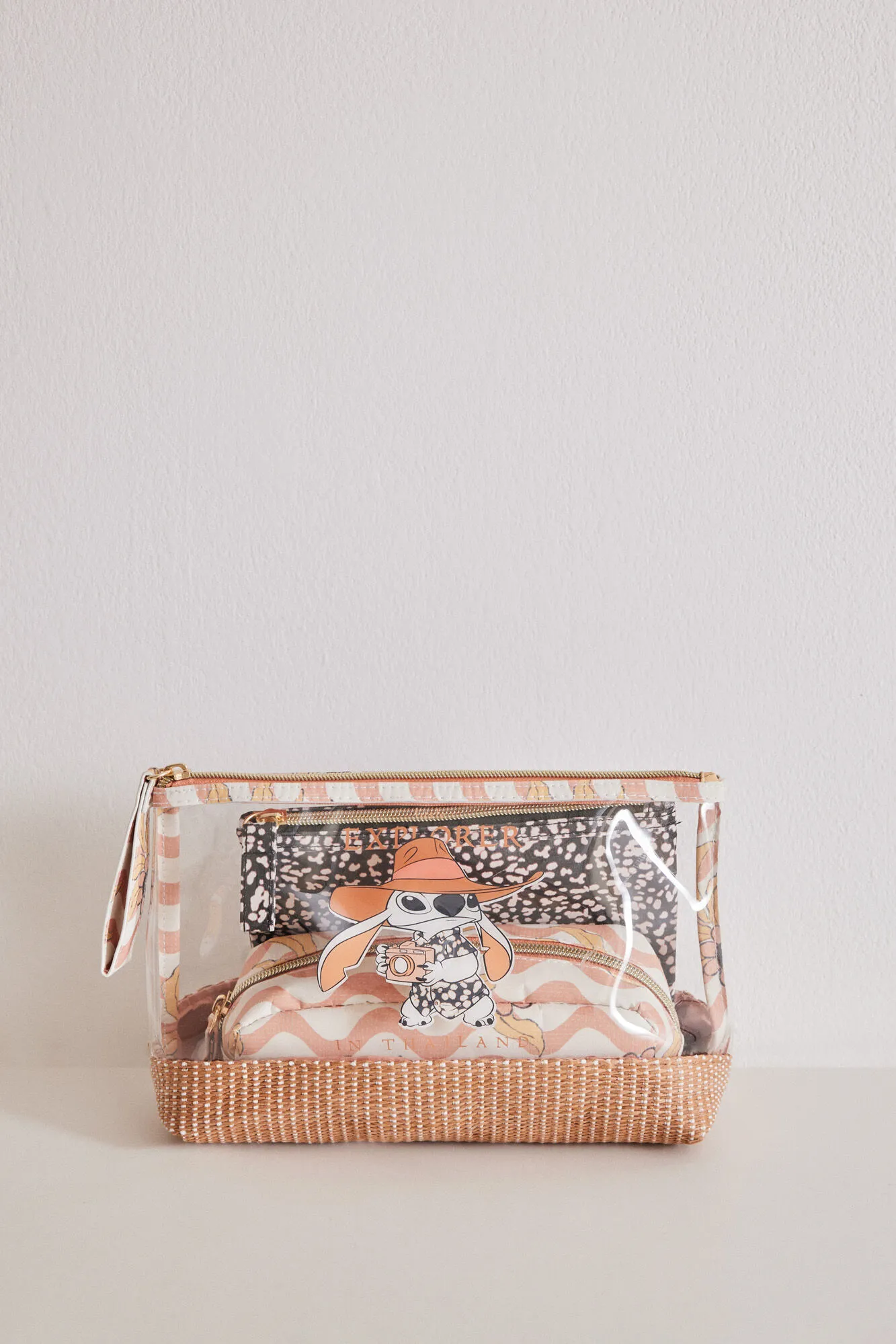 Pack 3 neceseres rafia Stitch